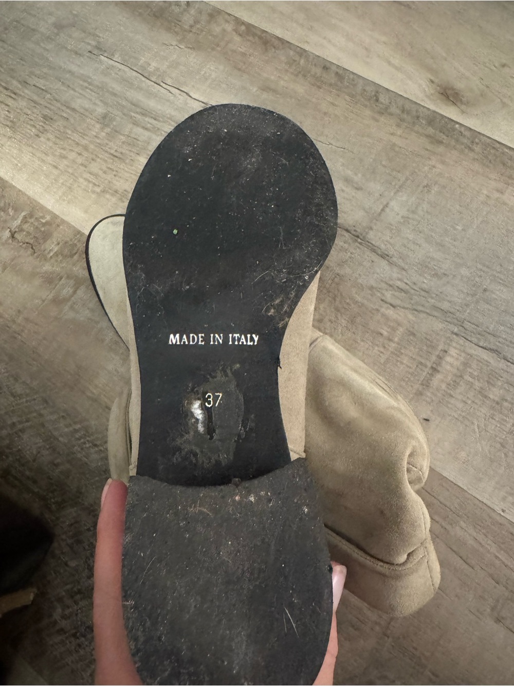 Italian brand Boots in Taupe